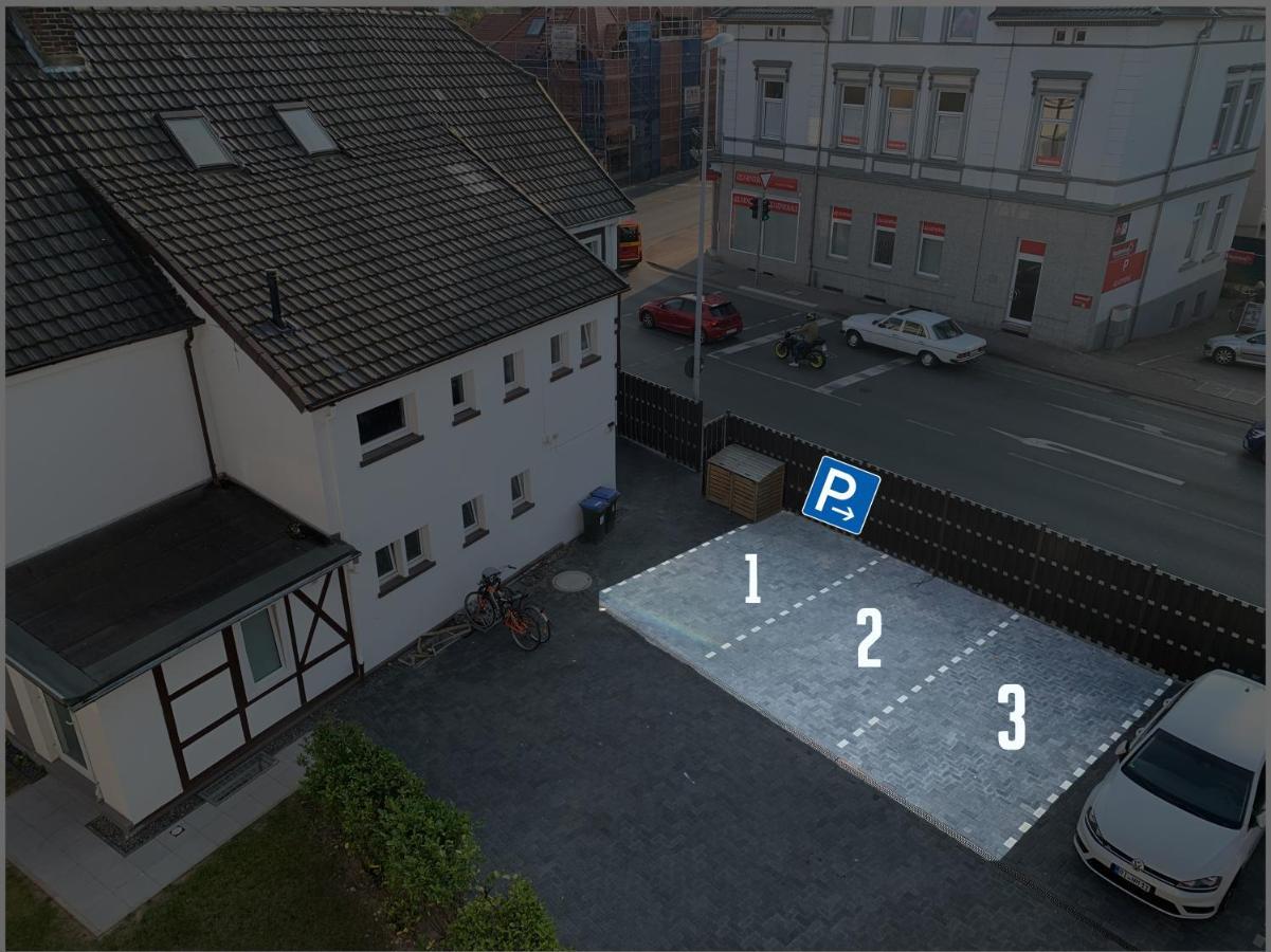 W1 - Kontaktloser 24H Check In, W-Lan, Netflix, Parkplatz, Kueche, Boxspring-Bett Bückeburg Dış mekan fotoğraf